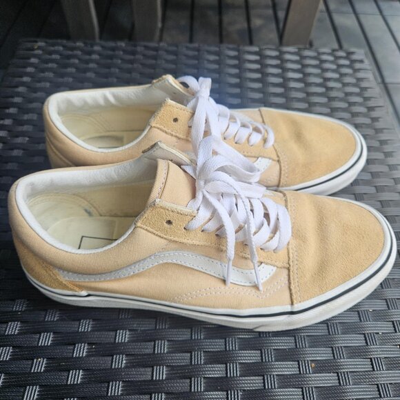 Vans Peach / Light Orange Old Skool Shoe Skate Sneaker Size 8 Women / 6.5 Men - Picture 4 of 12